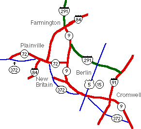 Route 9 map