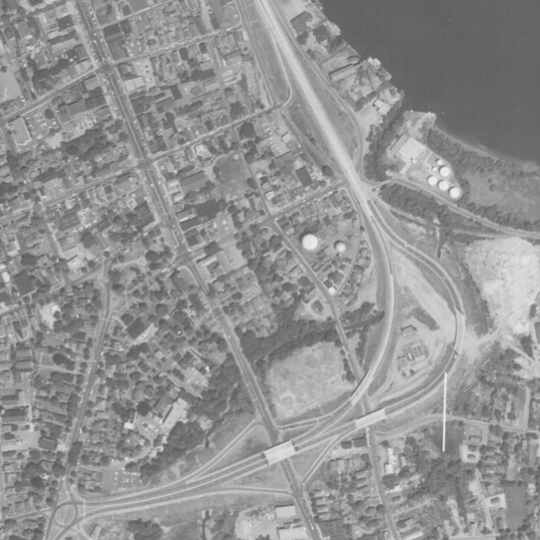 Aerial photo of Acheson Drive, Middletown, 1957