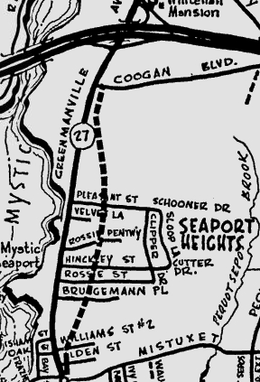 1974 proposal to divide northbound and southbound Route 27 traffic.