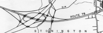 Planned Route 78 interchange with I-95