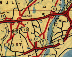 1941 map excerpt, main map