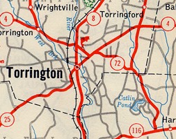 1956 map excerpt, main map