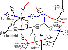 1938 Route 117 map