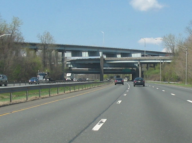 Approaching Stack on I-84 westbound