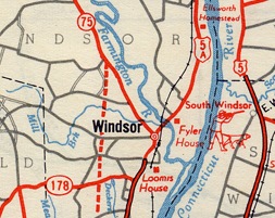 1955 map excerpt, main map