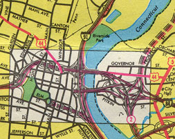 1972 map excerpt